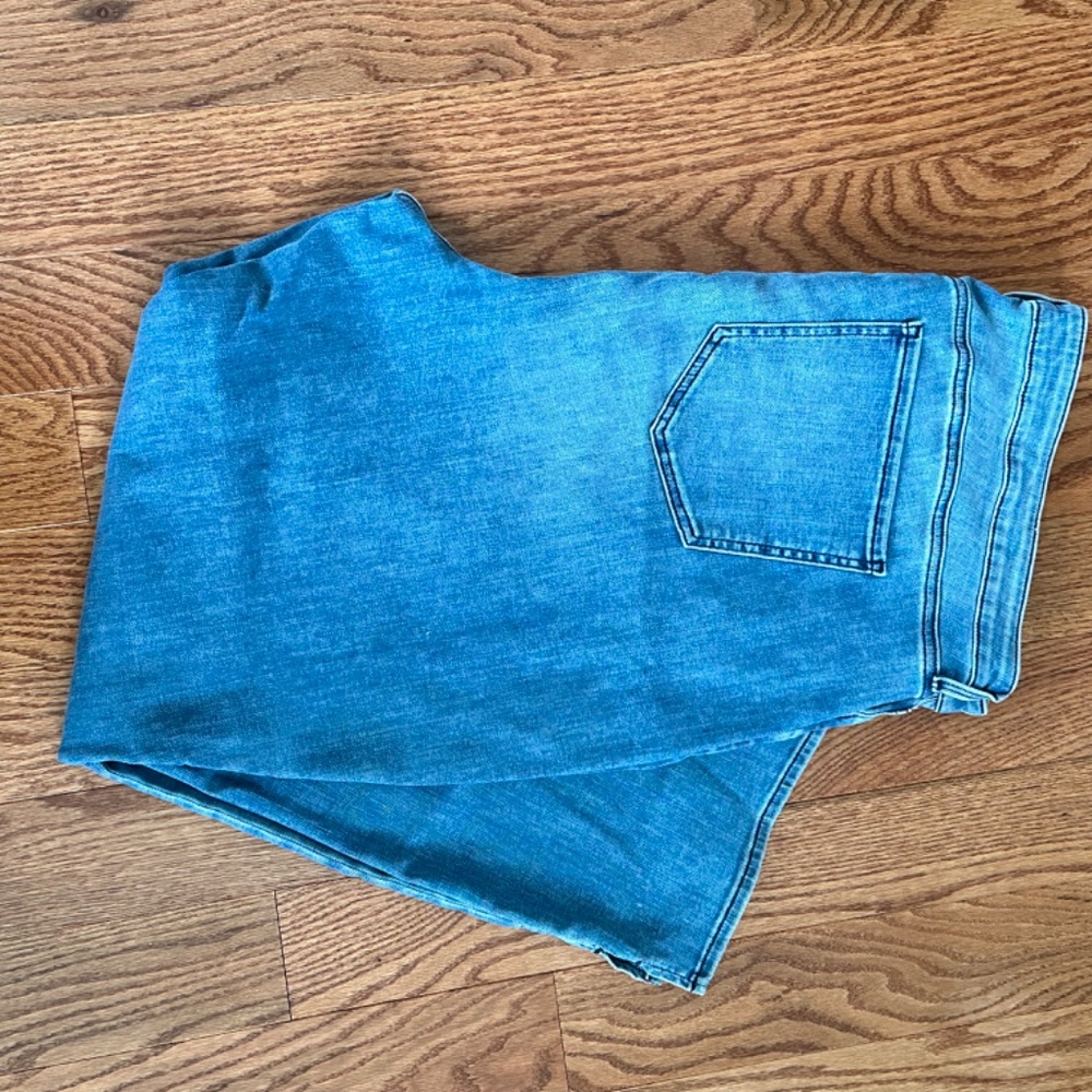 NYDJ Curve 360 Straight Ankle Slit Cropped Jeans Women's Size 24 - Picture 9 of 11